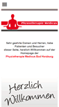 Mobile Screenshot of physiotherapie-medicus.com